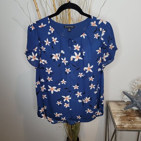 41 Hawthorn Blouse Womens Medium Petite - Picture 1 of 6